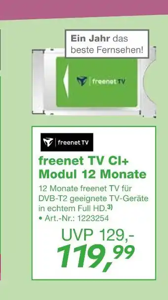 EP Freenet tv ci+ modul 12 monate Angebot