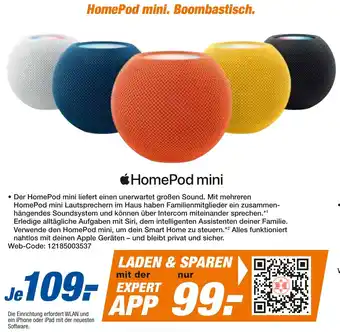 expert Techno Land Apple HomePod mini Angebot