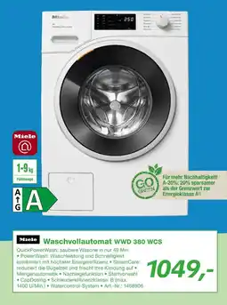 EP Miele waschvollautomat wwd 380 wcs Angebot