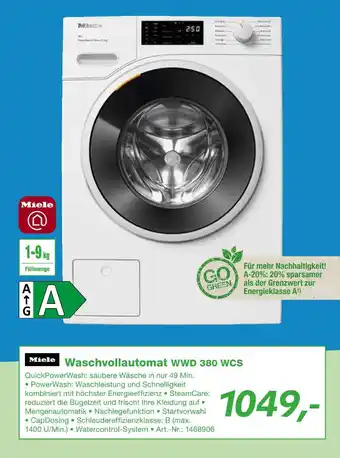 EP Miele waschvollautomat wwd 380 wcs Angebot