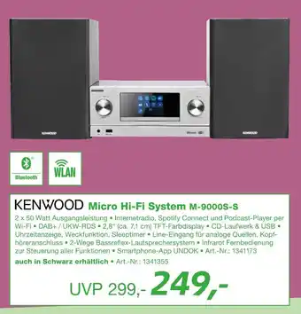 EP Kenwood micro hi-fi system m-9000s-s Angebot