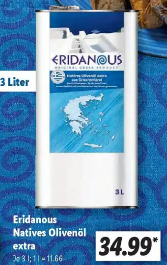 Lidl Eridanous Natives Olivenöl extra Angebot