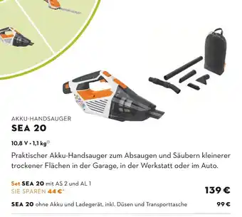 STIHL Akku-handsauger sea 20 Angebot