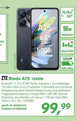 EP Zte blade a75 128gb Angebot