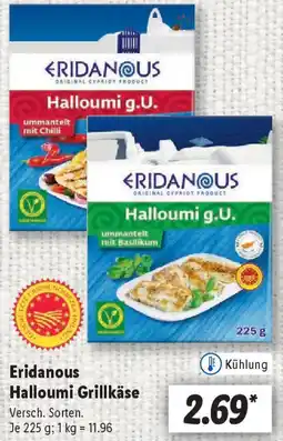 Lidl Eridanous Halloumi Grillkäse Angebot