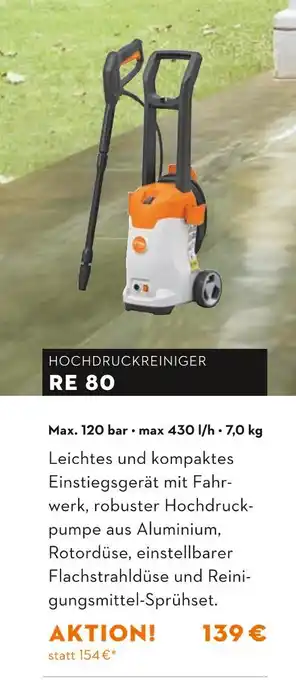 STIHL Hochdruckreiniger re 80 Angebot