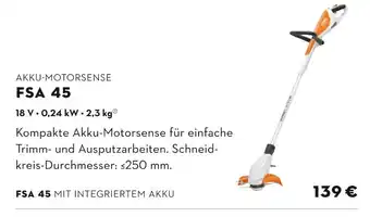 STIHL Stihl akku-motorsense fsa 45 Angebot