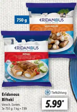 Lidl Eridanous Bifteki Angebot