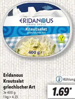 Lidl Eridanous Krautsalat griechischer Art Angebot