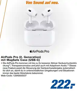 expert Techno Land Apple AirPods Pro (2. Generation) mit MagSafe Case (USB-C) Angebot