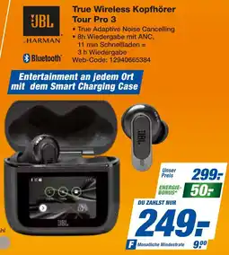 expert Techno Land JBL True Wireless Kopfhörer Tour Pro 3 Angebot