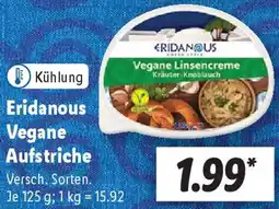 Lidl Eridanous Vegane Aufstriche Angebot