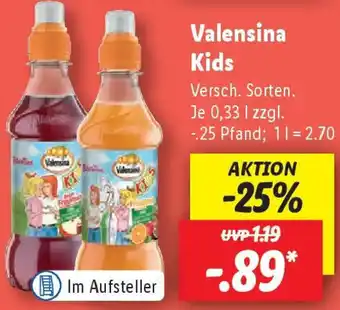 Lidl Valensina Kids Angebot