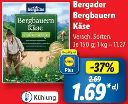 Lidl Bergader Bergbauern Käse Angebot