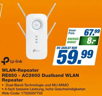 expert Techno Land tp-link WLAN-Repeater RE650 - AC2600 Dualband WLAN Repeater Angebot