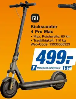 expert Techno Land Xiaomi Kickscooter 4 Pro Max Angebot