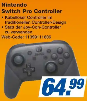 expert Techno Land Nintendo Switch Pro Controller Angebot