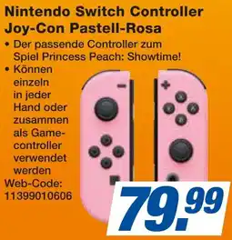 expert Techno Land Nintendo Switch Controller Joy-Con Pastell-Rosa Angebot