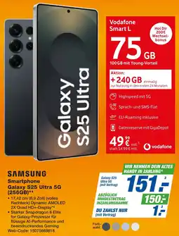 expert Techno Land SAMSUNG Smartphone Galaxy S25 Ultra 5G (256GB) Angebot