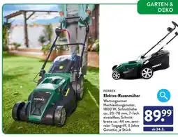 Aldi Süd FERREX Elektro-Rasenmäher Angebot