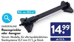 Aldi Süd GARDENLINE Rasensprinkler oder -beregner Angebot