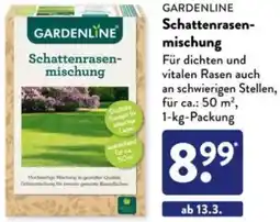 Aldi Süd GARDENLINE Schattenrasenmischung Angebot