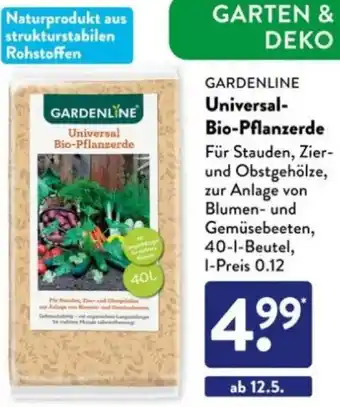 Aldi Süd GARDENLINE Universal Bio-Pflanzerde Angebot