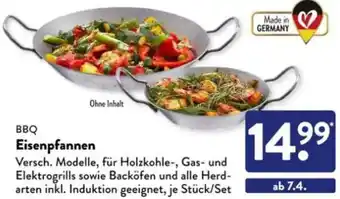 Aldi Süd BBQ Eisenpfannen Angebot