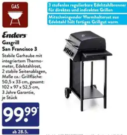 Aldi Süd Enders Gasgrill San Francisco 3 Angebot