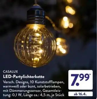 Aldi Süd CASALUX LED-Partylichterkette Angebot