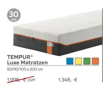 XXXLutz Tempur luxe matratzen Angebot