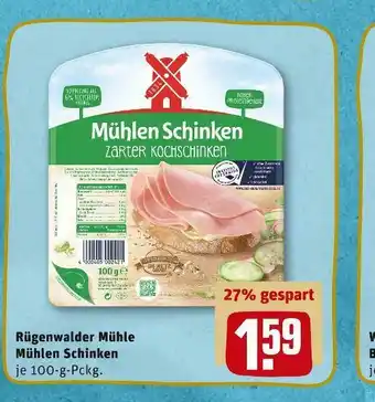 REWE Rügenwalder mühle mühlen schinken Angebot