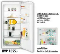 Möbel Boss SIEMENS Einbaukühlschrank Angebot