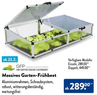 Aldi Nord Massives Garten-Frühbeet Angebot