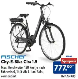 Aldi Nord FISCHER City-E-Bike Cita 1.5 Angebot