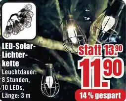 B1 Discount Baumarkt LED-Solar Lichterkette Angebot