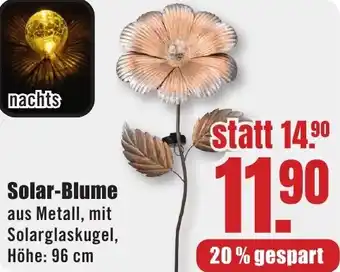 B1 Discount Baumarkt Solar-Blume Angebot