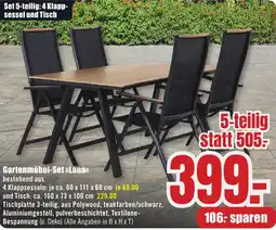 B1 Discount Baumarkt Gartenmöbel-Set Lana Angebot