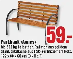 B1 Discount Baumarkt Parkbank Agnes Angebot