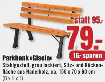 B1 Discount Baumarkt Parkbank Gisela Angebot