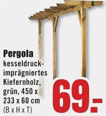 B1 Discount Baumarkt Pergola Angebot