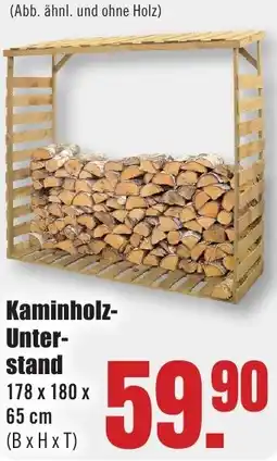 B1 Discount Baumarkt Kaminholz Unterstand Angebot