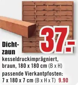 B1 Discount Baumarkt Dichtzaun Angebot