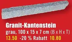 B1 Discount Baumarkt Granit-Kantenstein Angebot