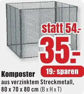 B1 Discount Baumarkt Komposter Angebot