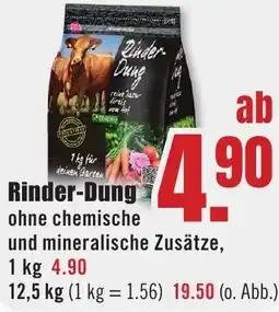 B1 Discount Baumarkt Rinder-Dung Angebot