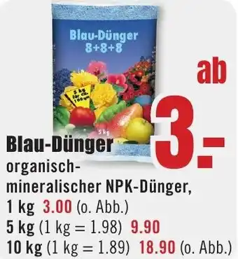 B1 Discount Baumarkt Blau-Dünger Angebot