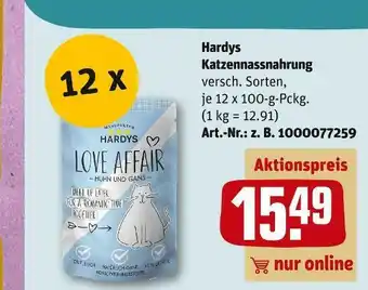 REWE Hardys katzennassnahrung Angebot