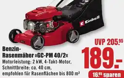 B1 Discount Baumarkt Einhell Benzin Rasenmäher GC-PM 40/2 Angebot