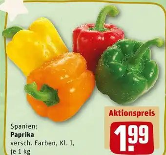 REWE Paprika Angebot